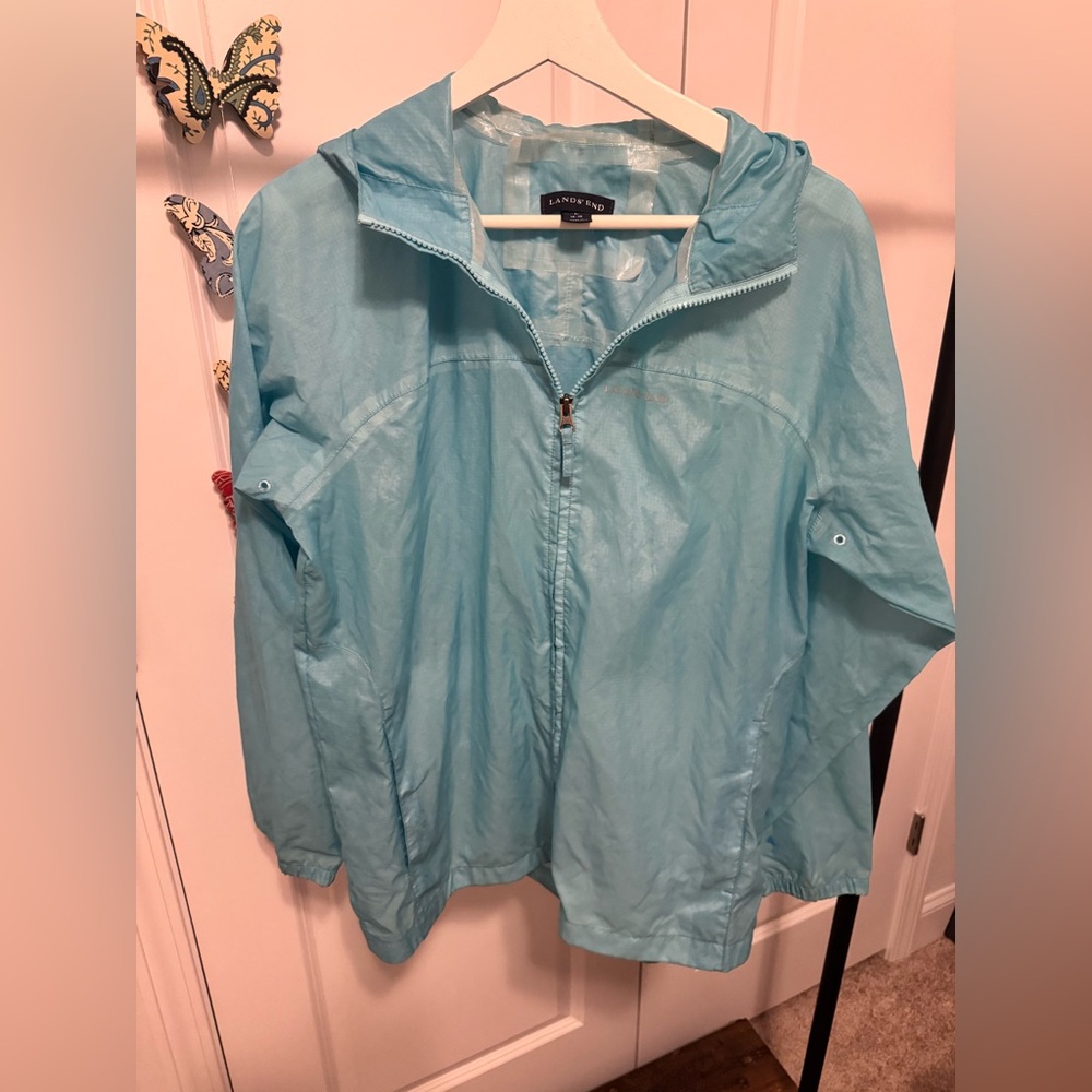 Lands' End Kid's Aqua Utility Jacket